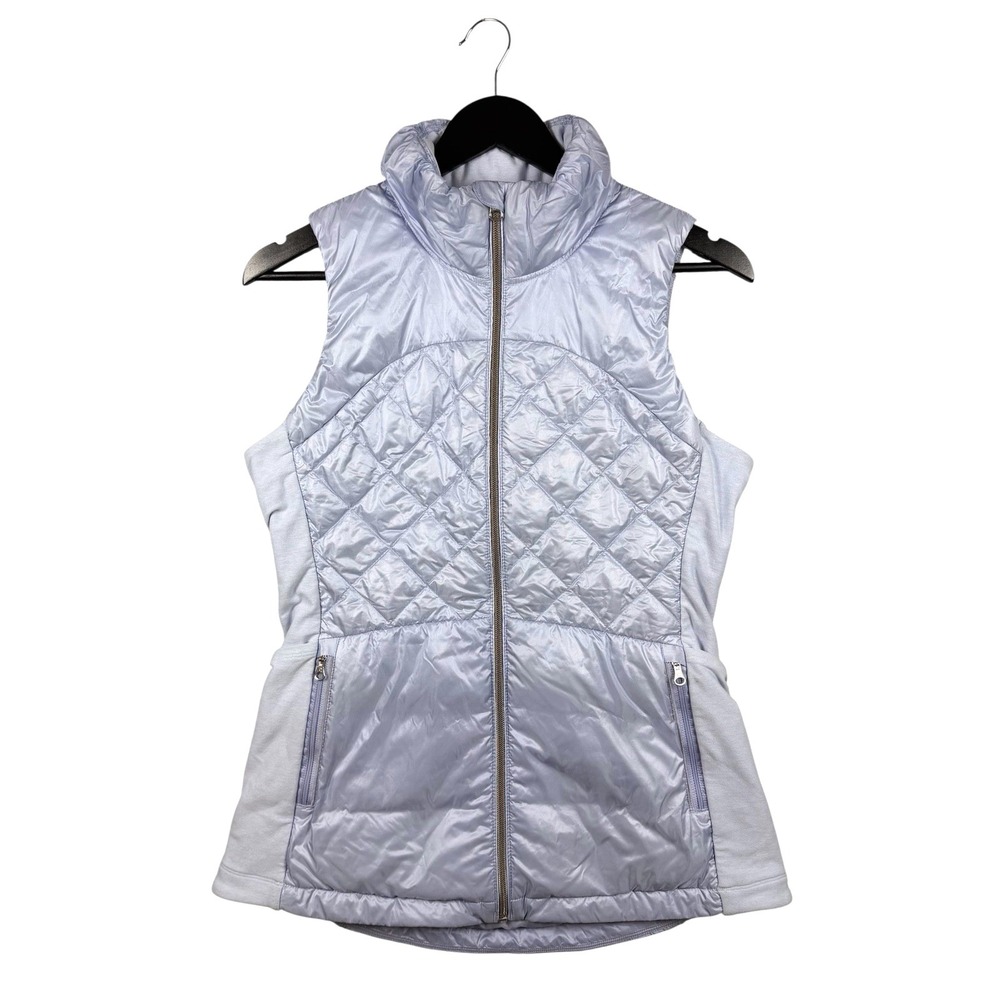 Lululemon Down For Run Down Vest Pale Blue Women's Sz 8